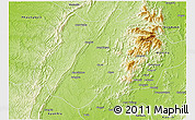 Physical 3D Map of Pinlebu