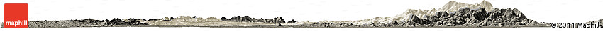 Shaded Relief Horizon Map of Pinlebu, darken Shaded Relief Horizon Map of Pinlebu, darken