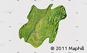 Satellite Map of Pinlebu, cropped outside