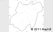 Blank Simple Map of Pinlebu, cropped outside, no labels