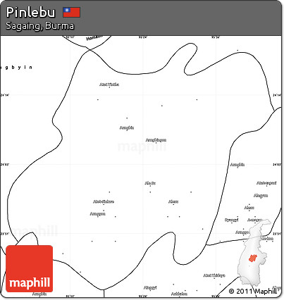 Blank Simple Map of Pinlebu