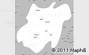Gray Simple Map of Pinlebu