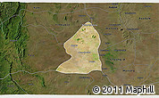 Satellite 3D Map of Salingyi, darken
