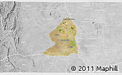 Satellite 3D Map of Salingyi, lighten, desaturated