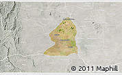 Satellite 3D Map of Salingyi, lighten, semi-desaturated