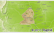 Satellite 3D Map of Salingyi, physical outside