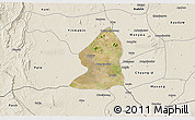 Satellite 3D Map of Salingyi, shaded relief outside