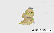 Satellite 3D Map of Salingyi, single color outside