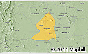 Savanna Style 3D Map of Salingyi