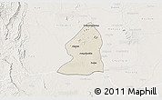 Shaded Relief 3D Map of Salingyi, lighten