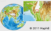 Physical Location Map of Salingyi, highlighted parent region