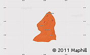 Political Map of Salingyi, cropped outside