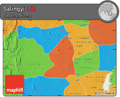 Political Map of Salingyi