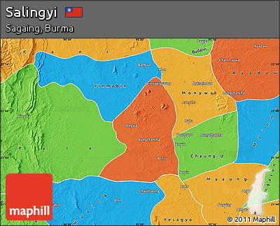 Political Map of Salingyi
