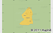 Savanna Style Map of Salingyi, single color outside