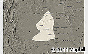 Shaded Relief Map of Salingyi, darken