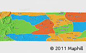 Political Panoramic Map of Salingyi