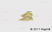 Satellite Panoramic Map of Salingyi, cropped outside