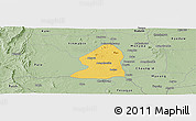 Savanna Style Panoramic Map of Salingyi