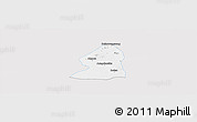 Silver Style Panoramic Map of Salingyi, single color outside