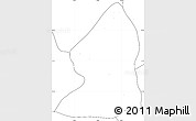 Blank Simple Map of Salingyi, no labels