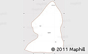 Classic Style Simple Map of Salingyi, cropped outside