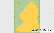 Savanna Style Simple Map of Salingyi