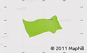 Physical Map of Shwebo, cropped outside