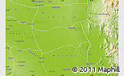 Physical Map of Shwebo