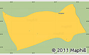 Savanna Style Simple Map of Shwebo, single color outside