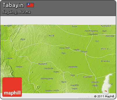 Physical 3D Map of Tabayin