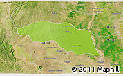 Physical 3D Map of Tabayin, satellite outside