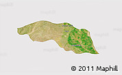 Satellite 3D Map of Tabayin, cropped outside