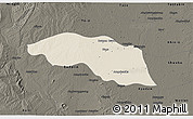 Shaded Relief 3D Map of Tabayin, darken