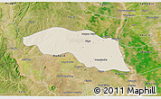 Shaded Relief 3D Map of Tabayin, satellite outside