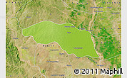 Physical Map of Tabayin, satellite outside