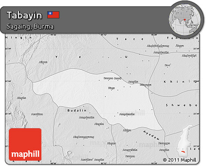 Silver Style Map of Tabayin