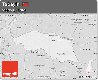 Silver Style Map of Tabayin