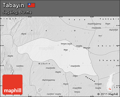 Silver Style Map of Tabayin