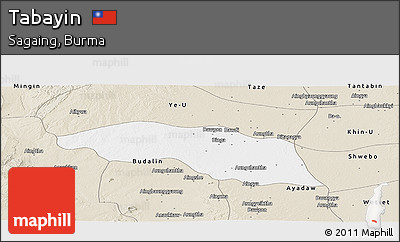 Classic Style Panoramic Map of Tabayin
