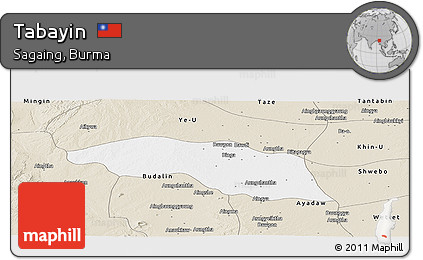 Classic Style Panoramic Map of Tabayin