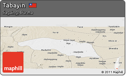 Classic Style Panoramic Map of Tabayin