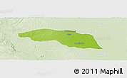 Physical Panoramic Map of Tabayin, lighten