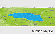 Political Panoramic Map of Tabayin, physical outside