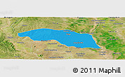 Political Panoramic Map of Tabayin, satellite outside