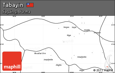 Blank Simple Map of Tabayin