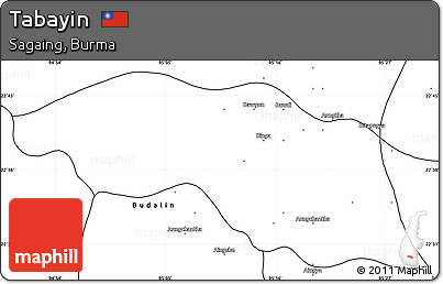 Blank Simple Map of Tabayin