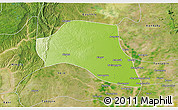 Physical 3D Map of Taze, satellite outside