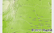 Physical Map of Taze