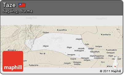Classic Style Panoramic Map of Taze